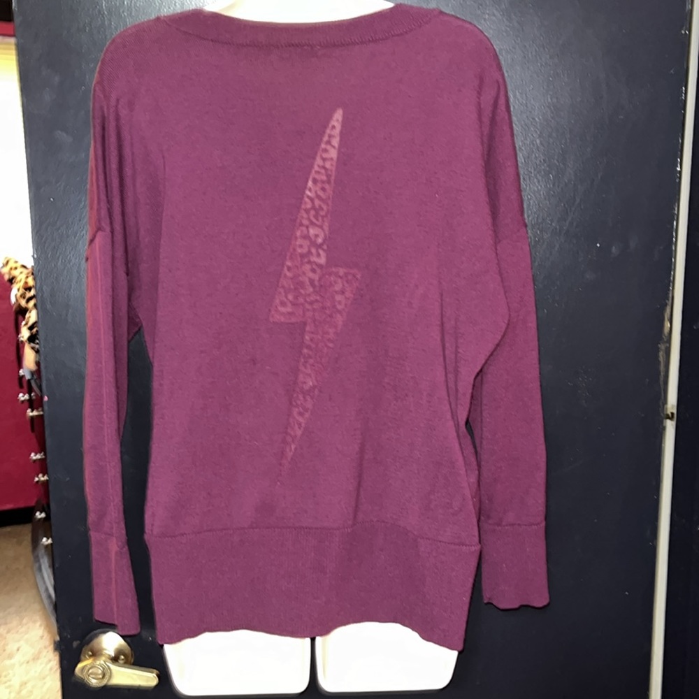 Lovesick for TORRID plum colored sweater size 0X. Soft, comfy and warm.